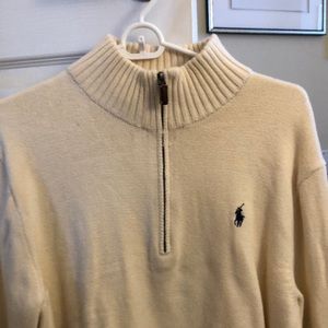 Off white, men’s, quarter zip